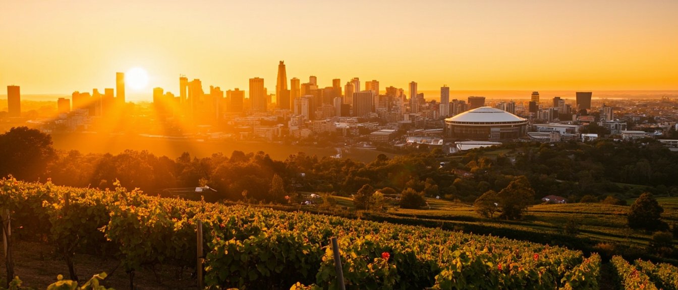 Melbourne 城市天际线 + Yarra Valley 葡萄园日落 - VIC 491 州担保签证
